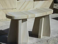 Sandstone Bench Seat - click for larger image